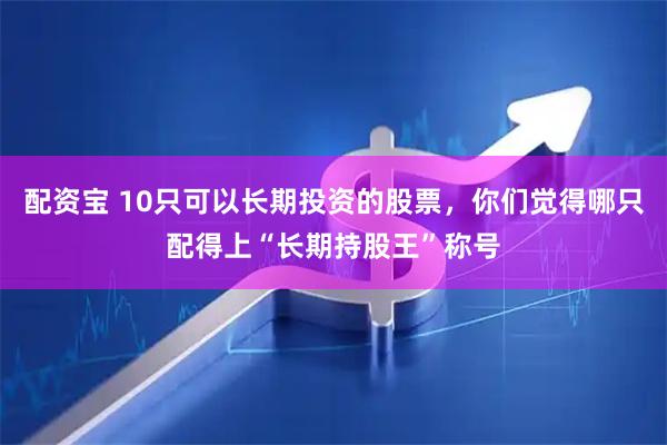 配资宝 10只可以长期投资的股票，你们觉得哪只配得上“长期持股王”称号