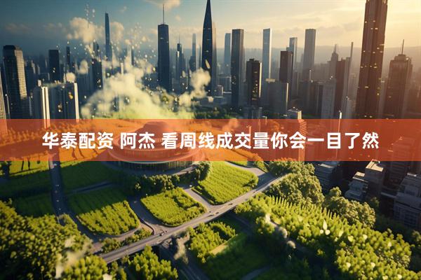 华泰配资 阿杰 看周线成交量你会一目了然
