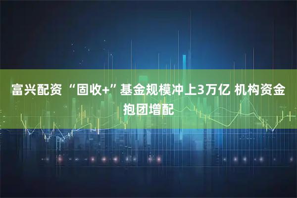 富兴配资 “固收+”基金规模冲上3万亿 机构资金抱团增配